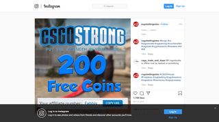 
                            11. FREE COINS FOR BETTING SITES! on Instagram: “www.CSGOStrong ...