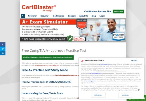 
                            12. Free CompTIA A+ practice test for A+ 220-901 & A+ 220-902