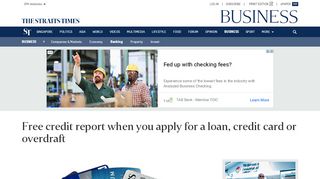 
                            12. Free credit report when you apply for a loan, credit card or overdraft ...