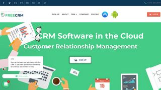 
                            8. Free CRM software in the cloud for sales and service