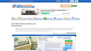 
                            1. Free Daily Entry Contests and Sweepstakes Online | UltraContest.com