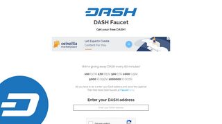 
                            13. Free DASH from the DASH Faucet!