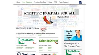 
                            6. Free Database - Scientific Journals For All