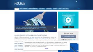 
                            2. Free Diet Plan and Online Weight Loss Programs at FitClick