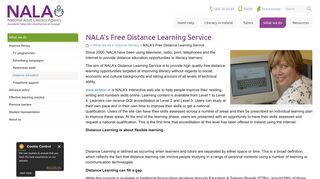 
                            12. Free Distance Learning Online from NALA in Ireland