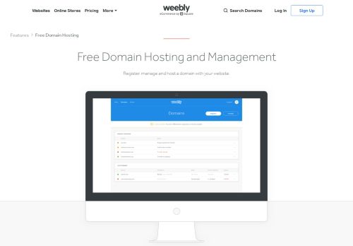 
                            5. Free Domain Hosting with Weebly - Find Domain Names Today