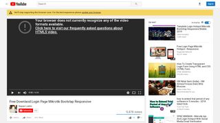 
                            2. Free Downlaod Login Page Mikrotik Bootstap Responsive - YouTube