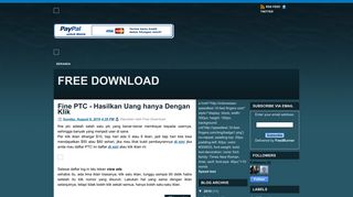 
                            4. Free Download: Fine PTC - Hasilkan Uang hanya Dengan Klik