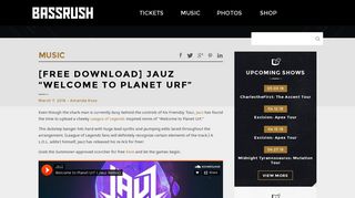 
                            8. [Free Download] Jauz “Welcome to Planet Urf” | Bassrush