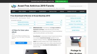 
                            12. Free Download of Avast BackUp 2019 - GetAvast.net