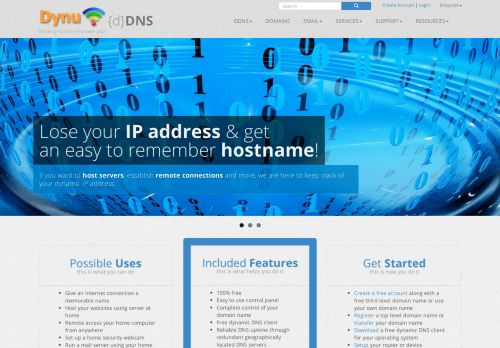 
                            3. Free dynamic DNS service | Dynu Systems, Inc.