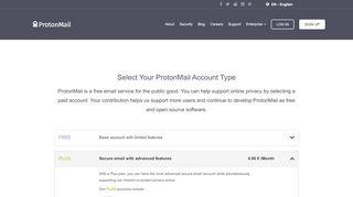 
                            8. Free email account sign up - ProtonMail