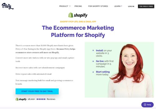 
                            7. Free exit intent popups for Shopify — Privy