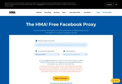 
                            5. Free Facebook Proxy | Unblock Facebook | HMA! - Hide My Ass