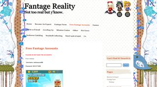 
                            8. Free Fantage Accounts - Fantage Reality - WordPress.com