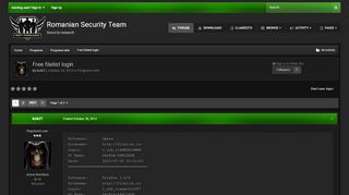 
                            3. Free filelist login - Programe utile - Romanian Security Team