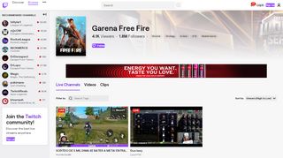 
                            8. Free Fire: Battlegrounds - Twitch