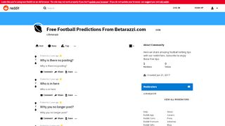 
                            5. Free Football Predictions From Betarazzi.com - Reddit