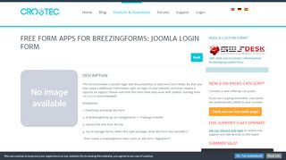 
                            1. Free Form Apps for BreezingForms: Joomla Login Form - Crosstec