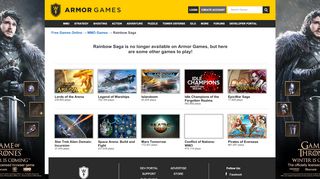 
                            5. Free Games Online → MMO Games → Rainbow Saga - Armor Games