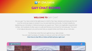 
                            8. Free Gay Chat Rooms - Modern Version - #1 Chat Avenue