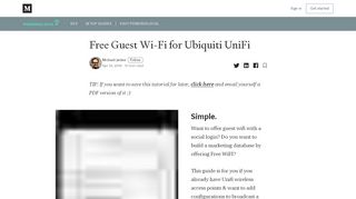 
                            12. Free Guest Wi-Fi for Ubiquiti UniFi Pro - what the fi. by poweredlocal