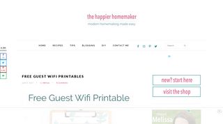 
                            3. Free Guest Wifi Printables - Welcome Your Guests in Style