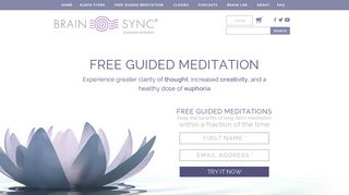 
                            4. Free Guided Meditation | Guided Meditation Online - Brain Sync