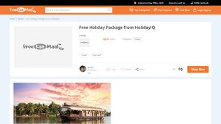 
                            13. Free Holiday Package from HolidayIQ at FreeKaaMaal.com