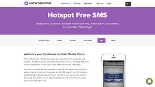 
                            1. Free Hotspot SMS - Send access codes to mobile phones