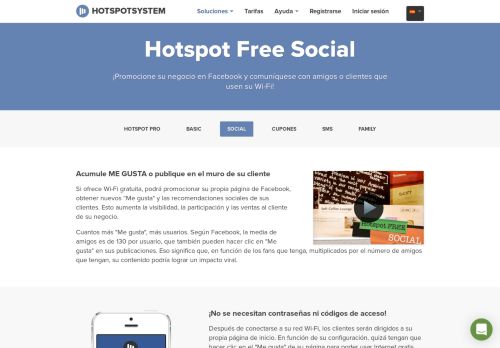 
                            12. Free Hotspot Social - HotspotSystem