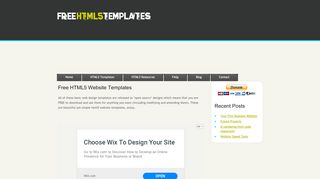 
                            1. Free HTML5 Website Templates | Download Simple Responsive ...