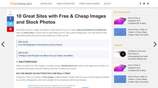 
                            13. Free Images & Photos - 10 Sites Like Shutterstock - Freemake