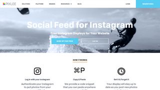 
                            8. Free Instagram Gallery Powered by Pixlee - Embed Instagram Anywhere