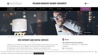 
                            4. FREE INTERNET AND DIGITAL SERVICES | Pullman Bangkok ...