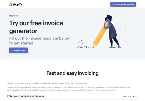 
                            8. Free Invoice Generator - Online Invoice Maker - Shopify