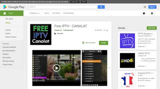 
                            6. Free IPTV - CANALAT – Apps no Google Play