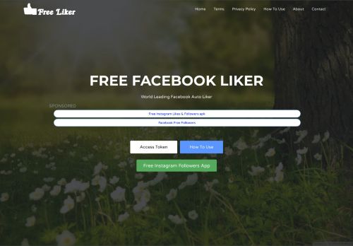 
                            6. Free Liker | Facebook Auto Liker, Reactions & Followers