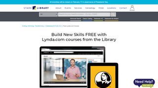 
                            9. Free Lynda.com Access » Stark Library