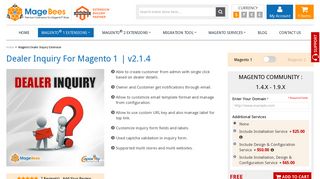 
                            11. Free Magento Dealer Inquiry Extension by MageBees