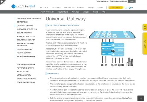 
                            2. Free Mail Gateway | AppTec Universal Gateway - AppTec360