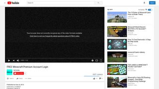 
                            6. FREE Minecraft Premium Account Login - YouTube