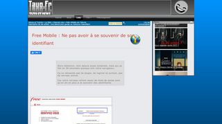 
                            7. Free Mobile : Ne pas avoir à se souvenir de son identifiant - Tayo.fr