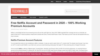
                            11. Free Netflix Account and Password - 100% Working Premium ...