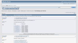 
                            6. Free Nordvpn.com Trial Acc - Bitcointalk