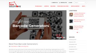
                            8. Free Online Barcode Generator – List of Free Online ... - MSM Solutions