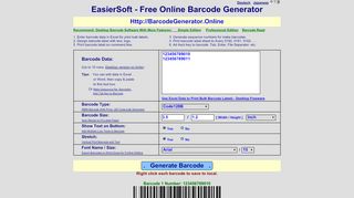 
                            6. Free Online Bulk Barcode Generator