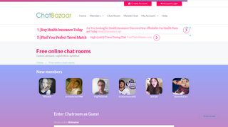 
                            11. Free online chat rooms, chatting, guest login - Chatbazaar