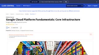 
                            8. Free Online Course: Google Cloud Platform Fundamentals: Core ...