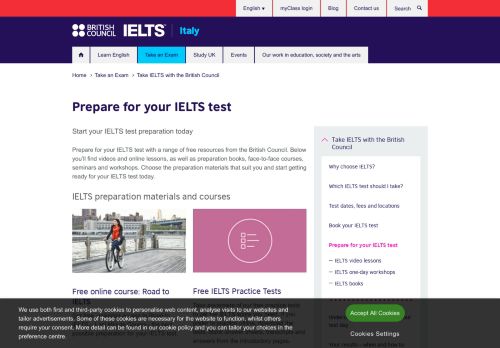 
                            6. Free online course: Road to IELTS | British Council